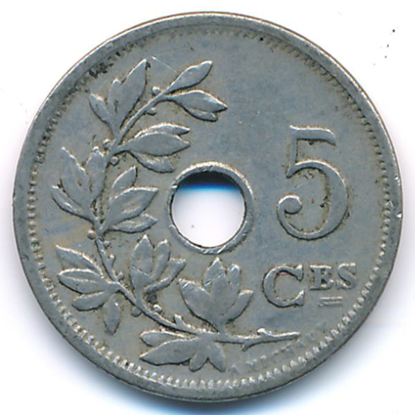 Бельгия, 5 сентим (1910 г.)