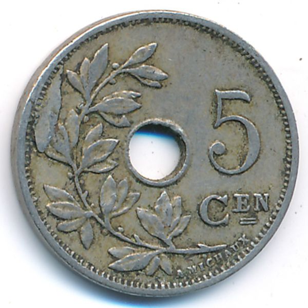 Бельгия, 5 сентим (1920 г.)