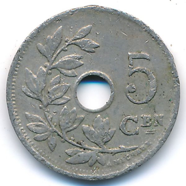Бельгия, 5 сентим (1923 г.)