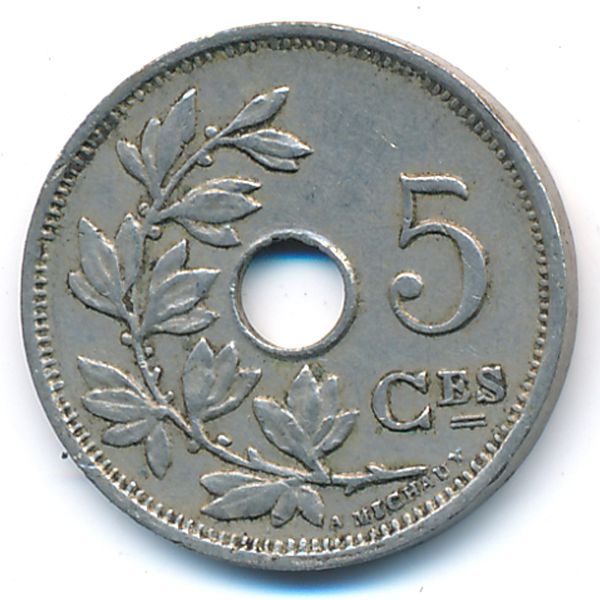 Бельгия, 5 сентим (1926 г.)