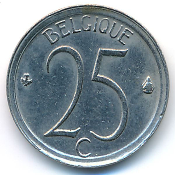Бельгия, 25 сентим (1966 г.)