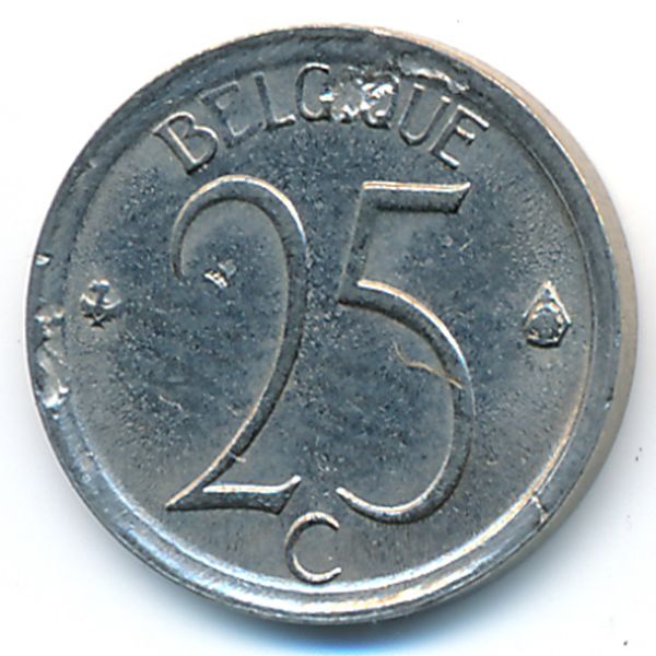 Бельгия, 25 сентим (1968 г.)