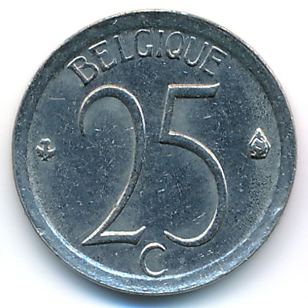 Бельгия, 25 сентим (1970 г.)