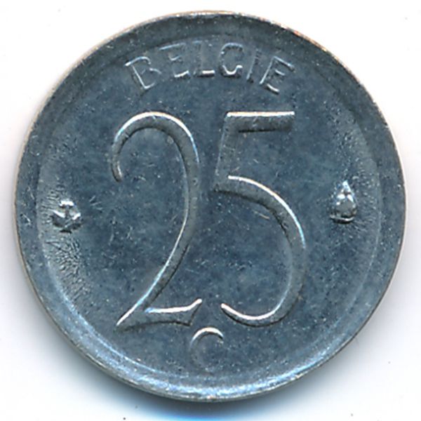 Бельгия, 25 сентим (1970 г.)