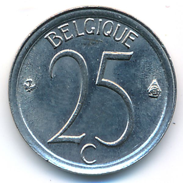 Бельгия, 25 сентим (1974 г.)