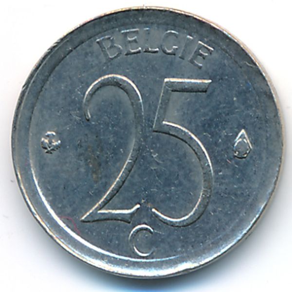 Бельгия, 25 сентим (1974 г.)