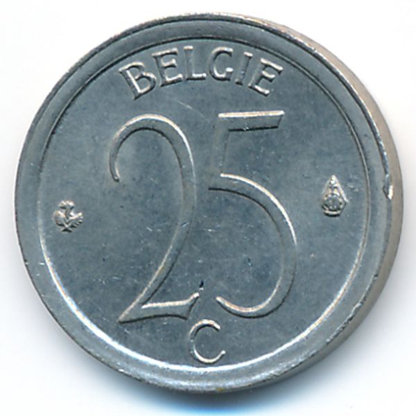 Бельгия, 25 сентим (1974 г.)