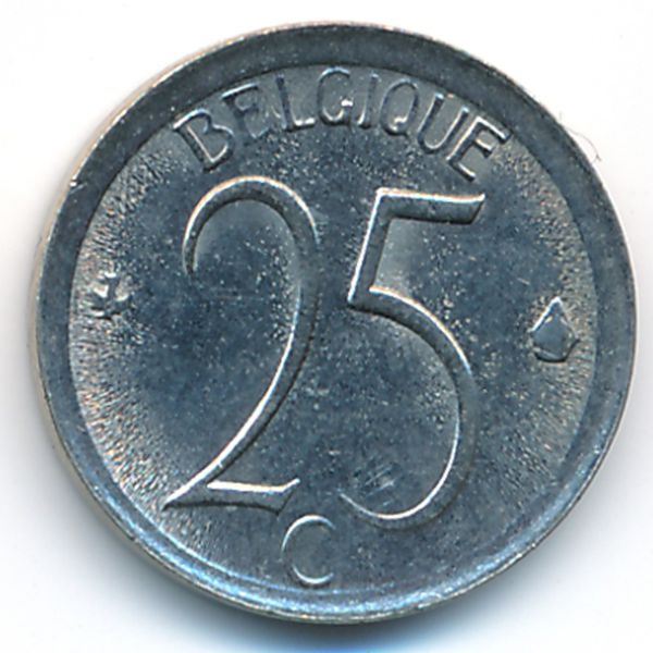 Бельгия, 25 сентим (1975 г.)