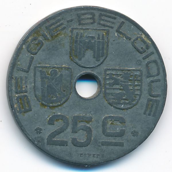 Бельгия, 25 сентим (1945 г.)