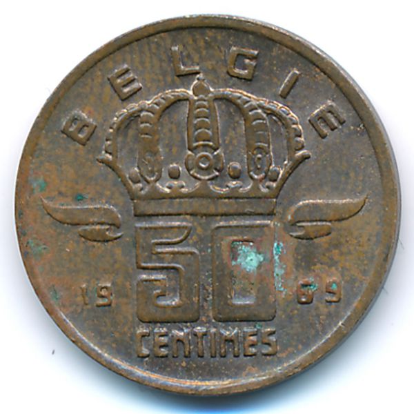 Бельгия, 50 сентим (1969 г.)