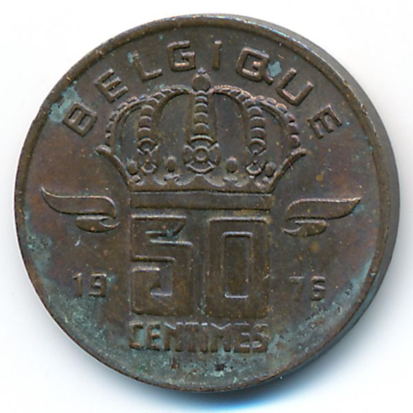 Бельгия, 50 сентим (1976 г.)