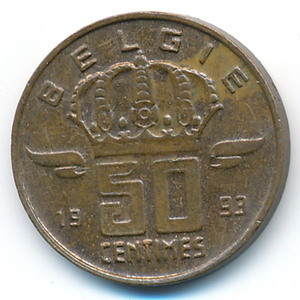 Бельгия, 50 сентим (1993 г.)