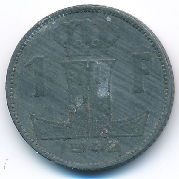Бельгия, 1 франк (1942 г.)