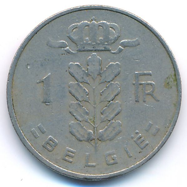Бельгия, 1 франк (1956 г.)