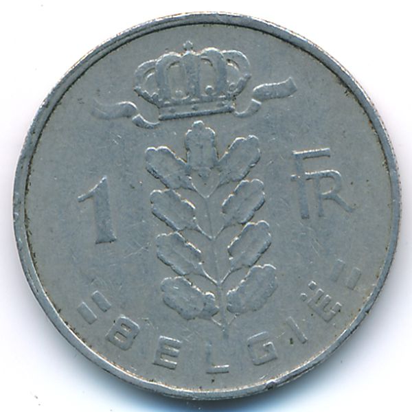 Бельгия, 1 франк (1957 г.)