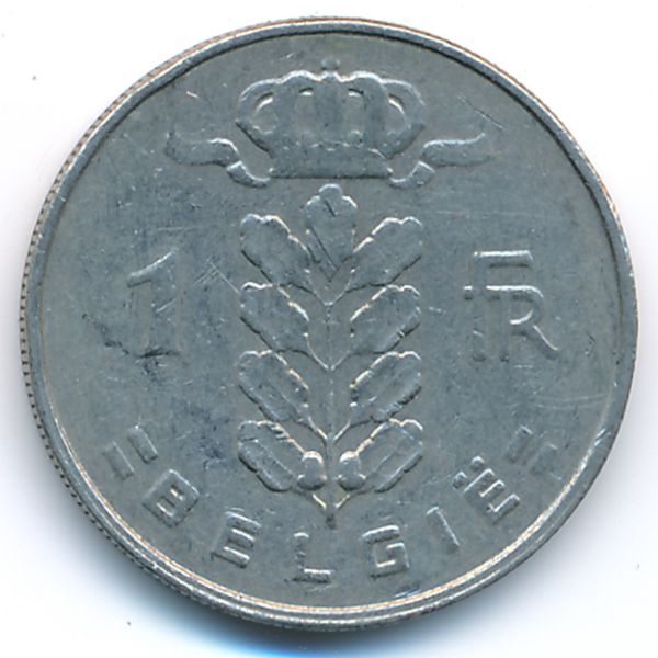 Бельгия, 1 франк (1965 г.)
