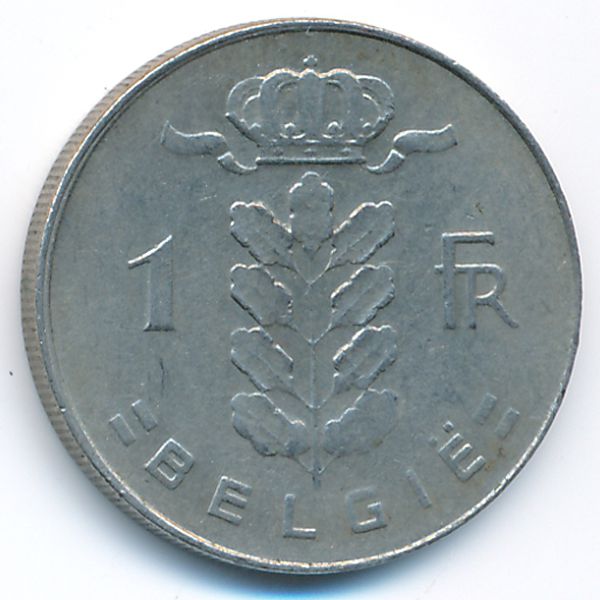 Бельгия, 1 франк (1974 г.)