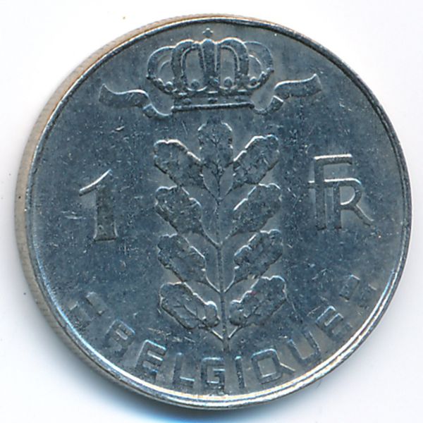 Бельгия, 1 франк (1974 г.)