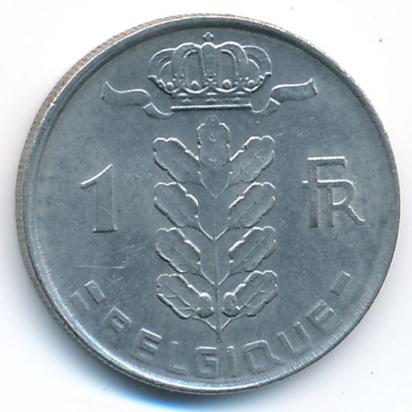 Бельгия, 1 франк (1975 г.)