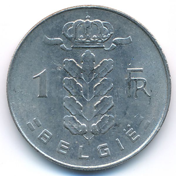 Бельгия, 1 франк (1976 г.)