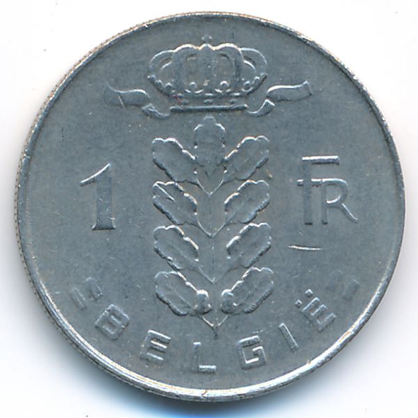 Бельгия, 1 франк (1977 г.)