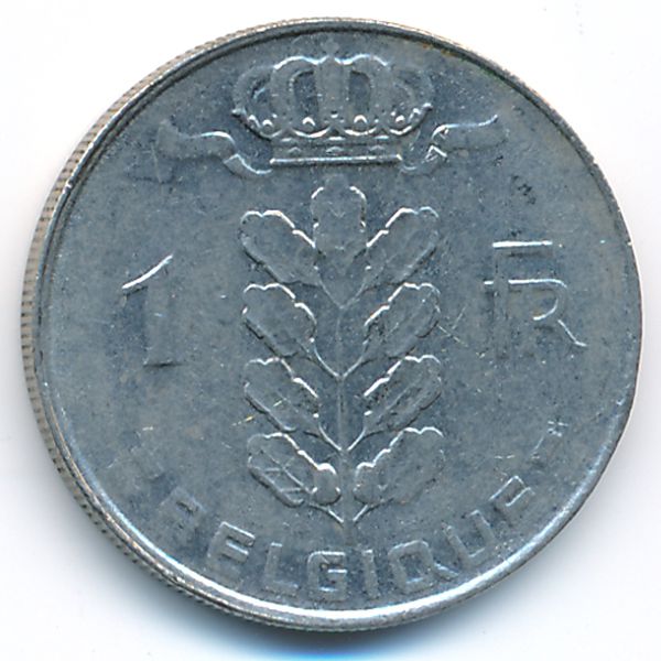 Бельгия, 1 франк (1977 г.)