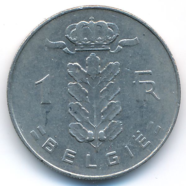 Бельгия, 1 франк (1975 г.)