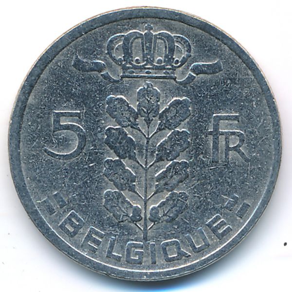 Бельгия, 5 франков (1950 г.)