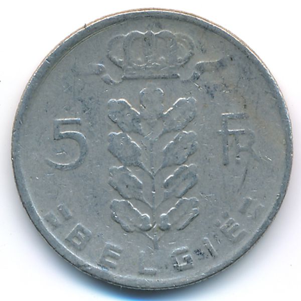 Бельгия, 5 франков (1966 г.)