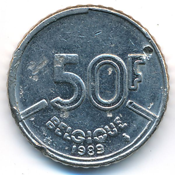 Бельгия, 50 франков (1989 г.)