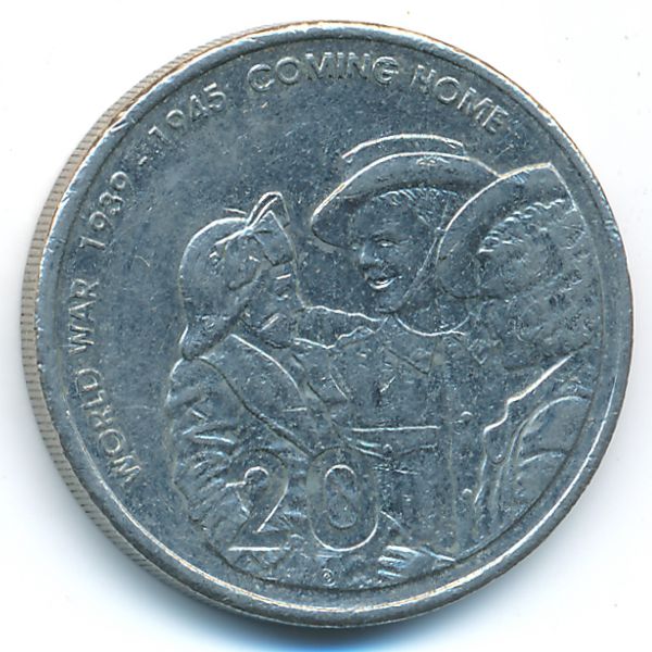 Австралия, 20 центов (2005 г.)