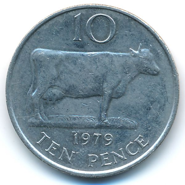 Гернси, 10 пенсов (1979 г.)