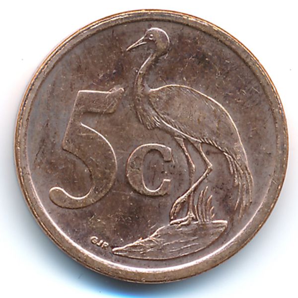 ЮАР, 5 центов (2009 г.)
