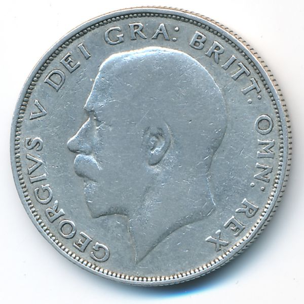 Великобритания, 1/2 кроны (1924 г.)