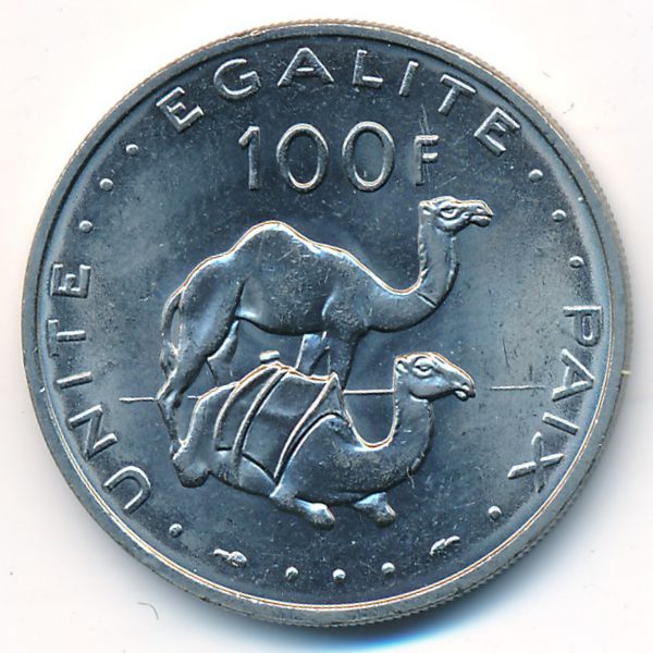Джибути, 100 франков (1977 г.)