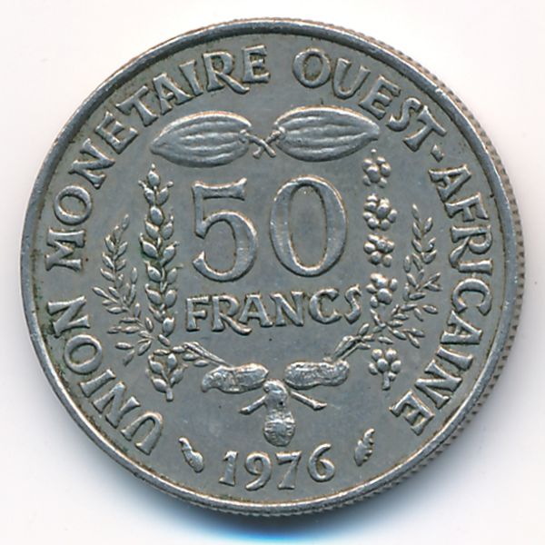 Западная Африка, 50 франков (1976 г.)