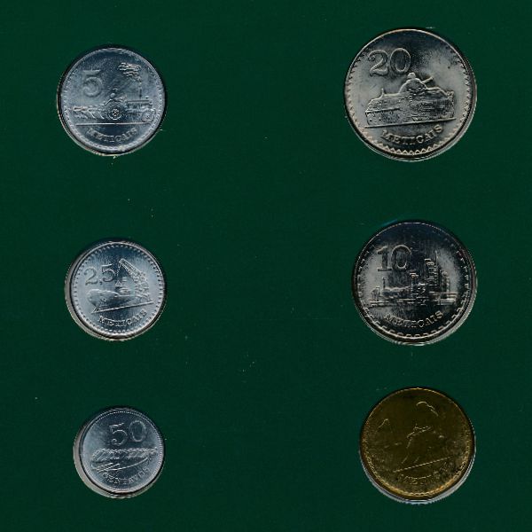 Мозамбик, Набор монет