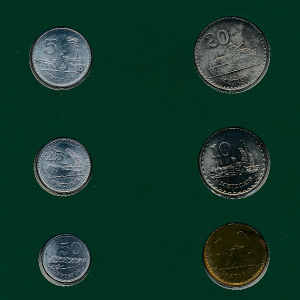 Мозамбик, Набор монет