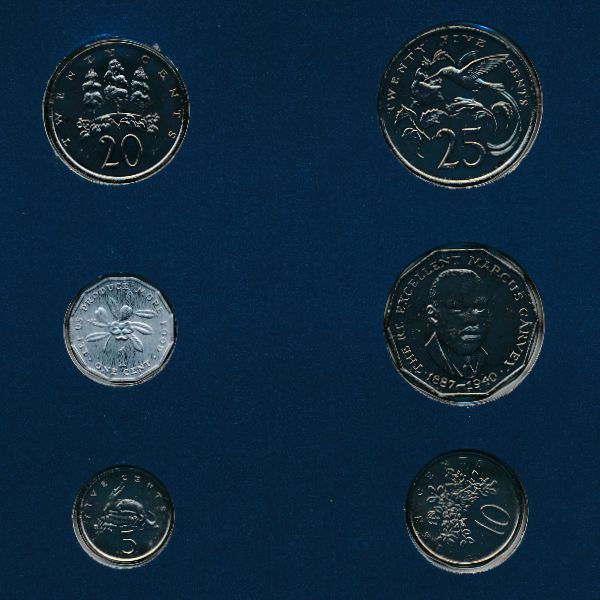 Ямайка, Набор монет