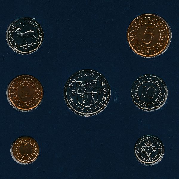 Маврикий, Набор монет (1978 г.)