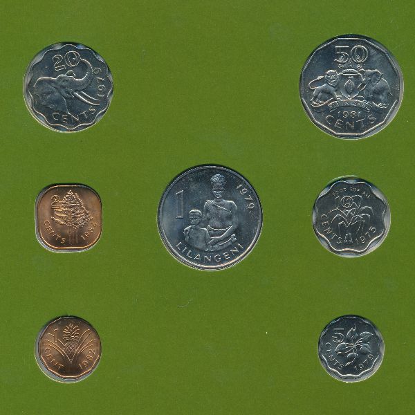 Свазиленд, Набор монет