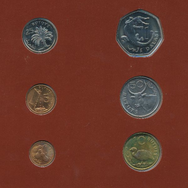 Гамбия, Набор монет