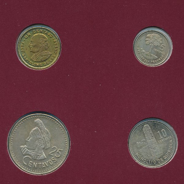 Гватемала, Набор монет