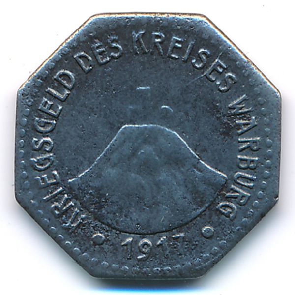 Варбург., 5 пфеннигов (1917 г.)