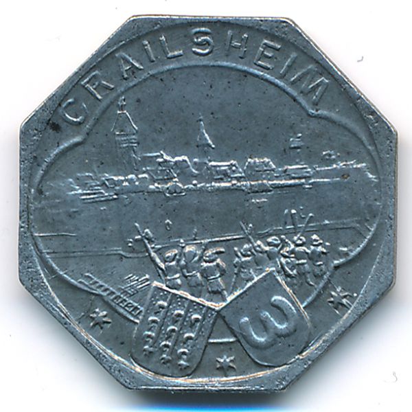 Крайльсхайм., 10 пфеннигов (1918 г.)