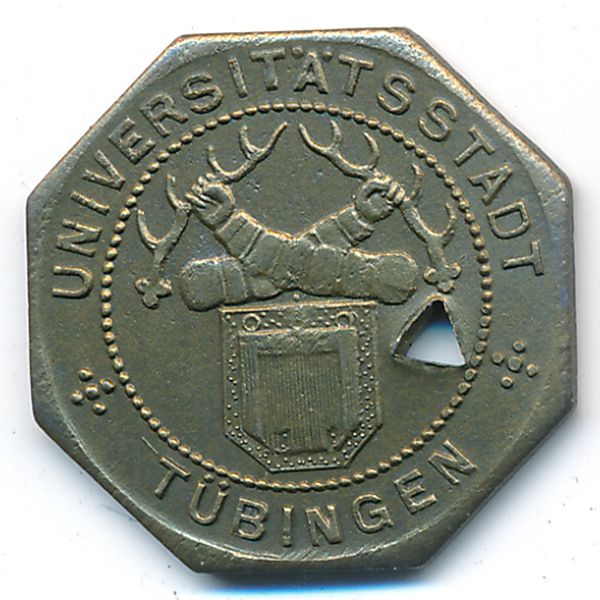 Тюбинген., 10 пфеннигов (1917 г.)