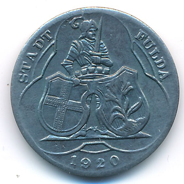 Фульда., 10 пфеннигов (1920 г.)