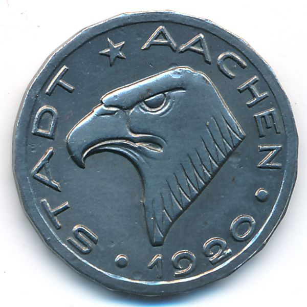 Ахен., 50 пфеннигов (1920 г.)