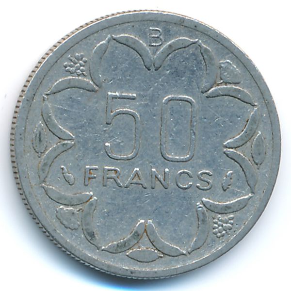 Центральная Африка, 50 франков (1986 г.)