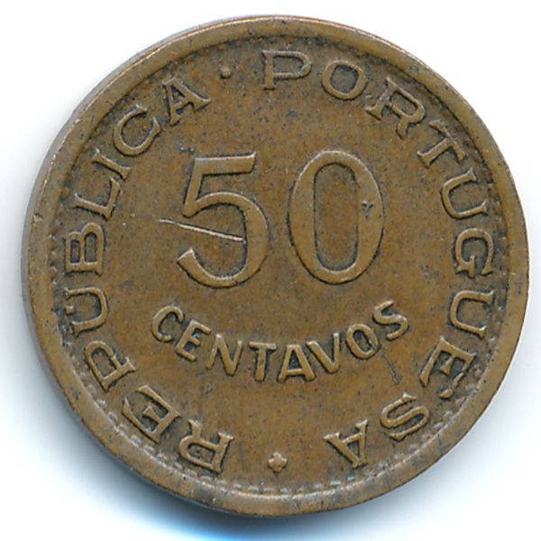 Ангола, 50 сентаво (1953 г.)